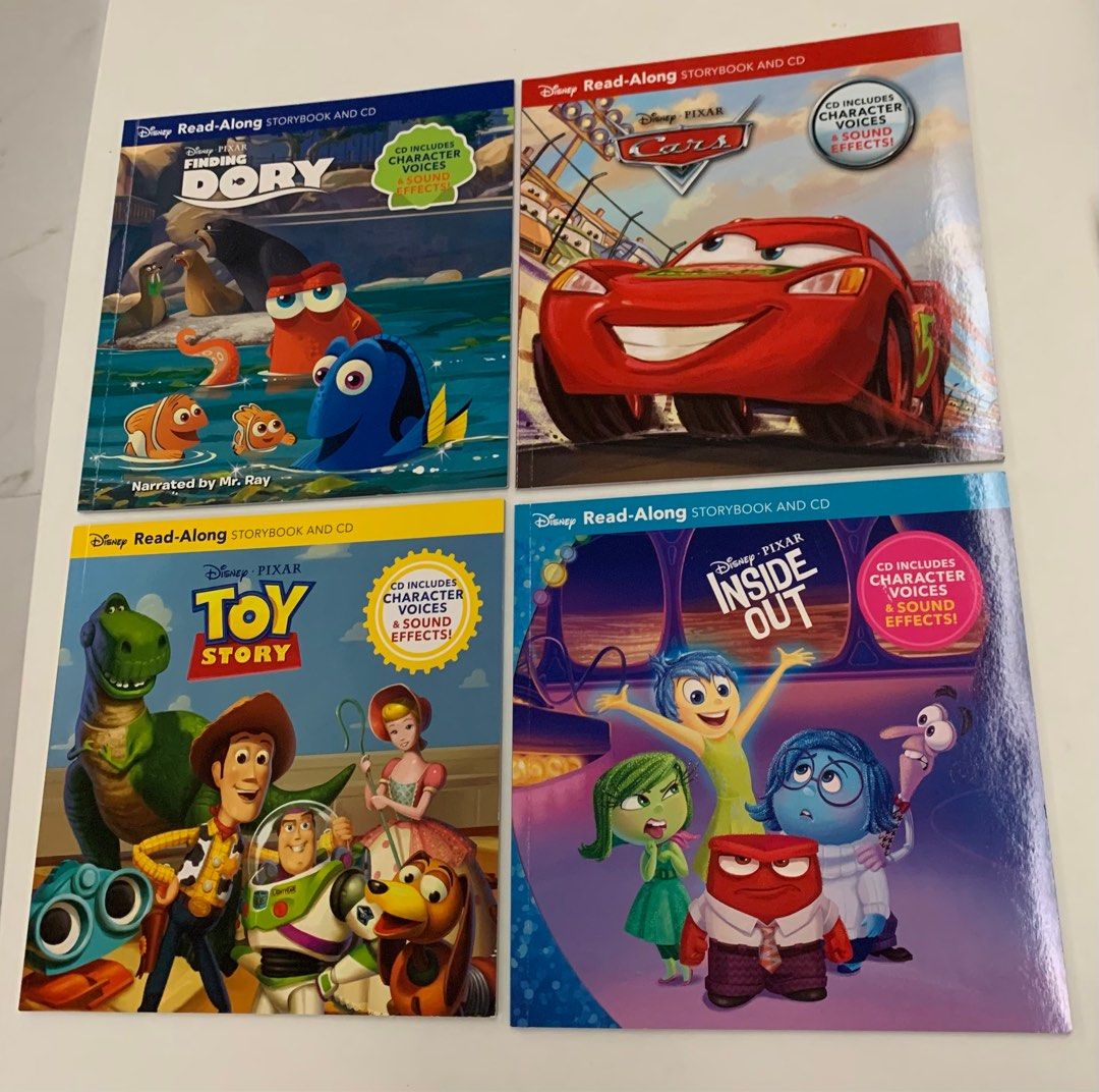 Disney Pixar Read-Along Book & CD 6冊セット Disney Pixar