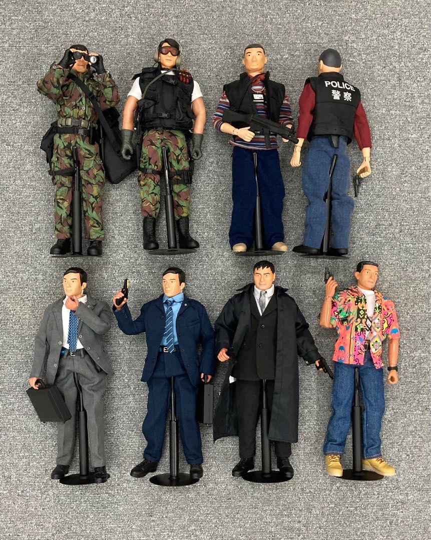 Dragon Models 1/6 Scale Action Figures: Hong Kong Police Officers ...