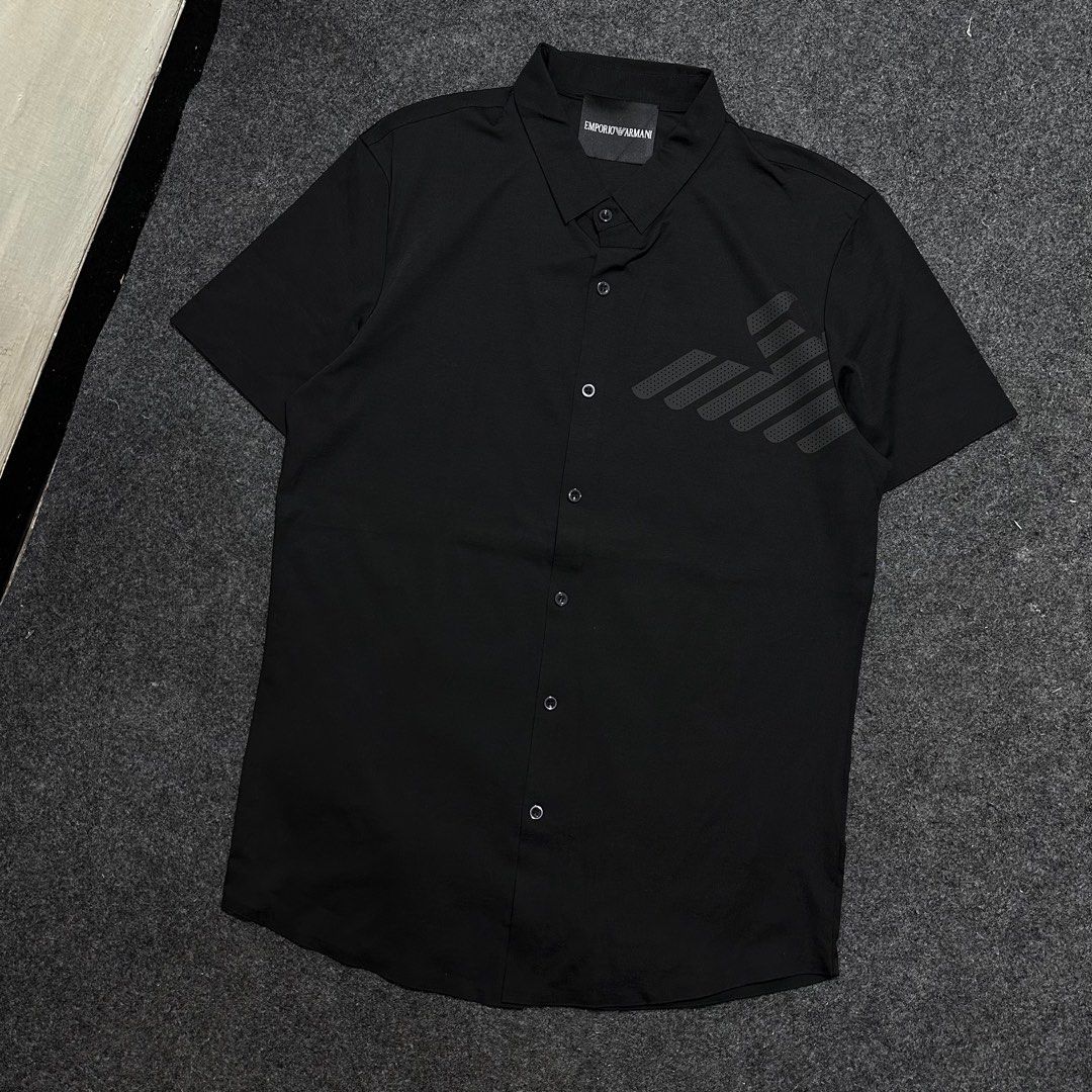 Emporio Armani Shirt Black CA 37360 RN 103723