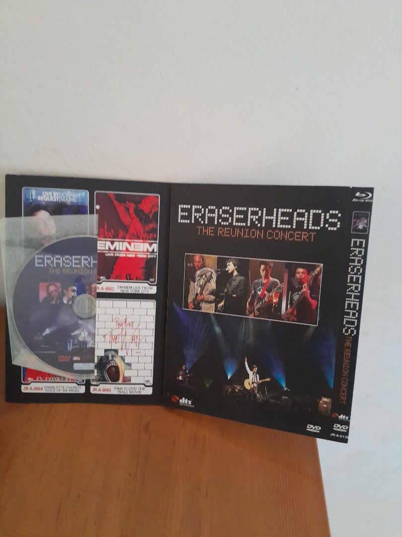 Eraserheads Reunion DVD (Category: CDs & DVDs) located in Muntinlupa City. Submitted by elmsz (Listing ID 1316277856, Image 3). Description: BOOTLEG/PIRATED. UNTESTED wala ako player. Makinis naman yung dvd. Rare ang pirata na ganito. FREE SHIPPING na via J and T. Gcash.