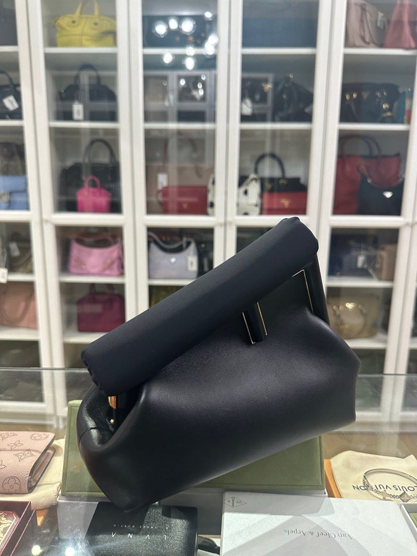 Fendi First Small Noir Nappa Bag (Category: Luxury Bags & Wallets) located in Taguig. Submitted by closetcompany (Listing ID 1316403807, Image 2). Description: Fendi First Small Noir Nappa Bag 🫧Php 115,000 🫧CONDITION: 99% new condition with unnoticeable faint marks on some parts of the leather otherwise looks new 🫧RATING: 9.9/10 🫧INCLUSIONS: dust bag, adjustable & detachable strap, copy of receipt, ribbon, hardware protector and paper bag. 🫧