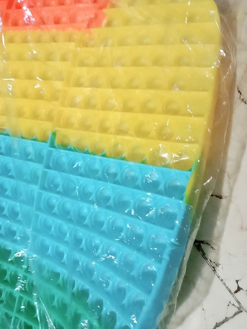 Fidget toy, 85cm Giant Pop it, Among Us, Bubble toy (Category: Kids Toys) located in Manila. Submitted by jekkoy (Listing ID 1147873262, Image 2). Description: 30cm pop it for ref only. brand new. with slight cut on the side as flaw..