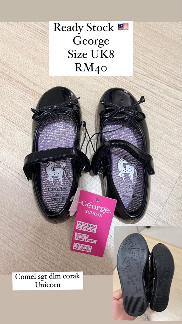 George UK Girls Shoes UK9