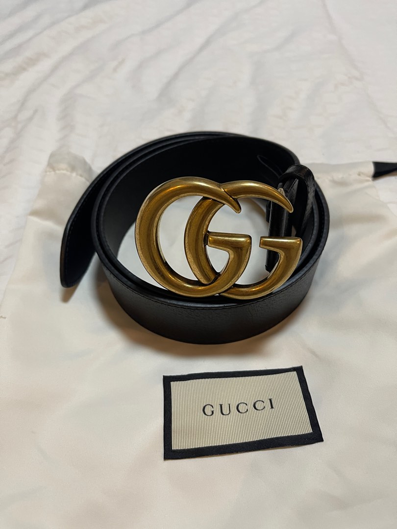 Gucci black marmont belt 2025