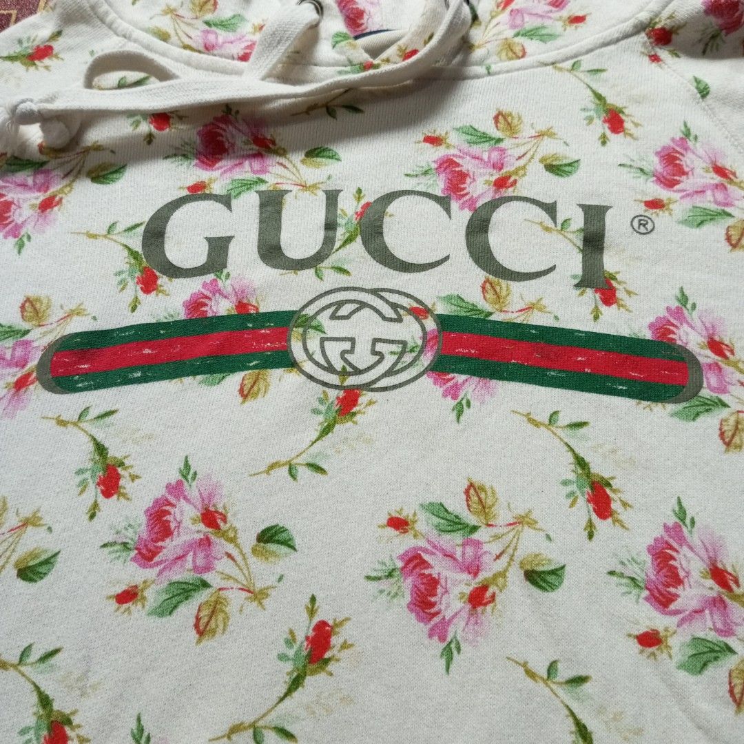 Gucci floral hoodie