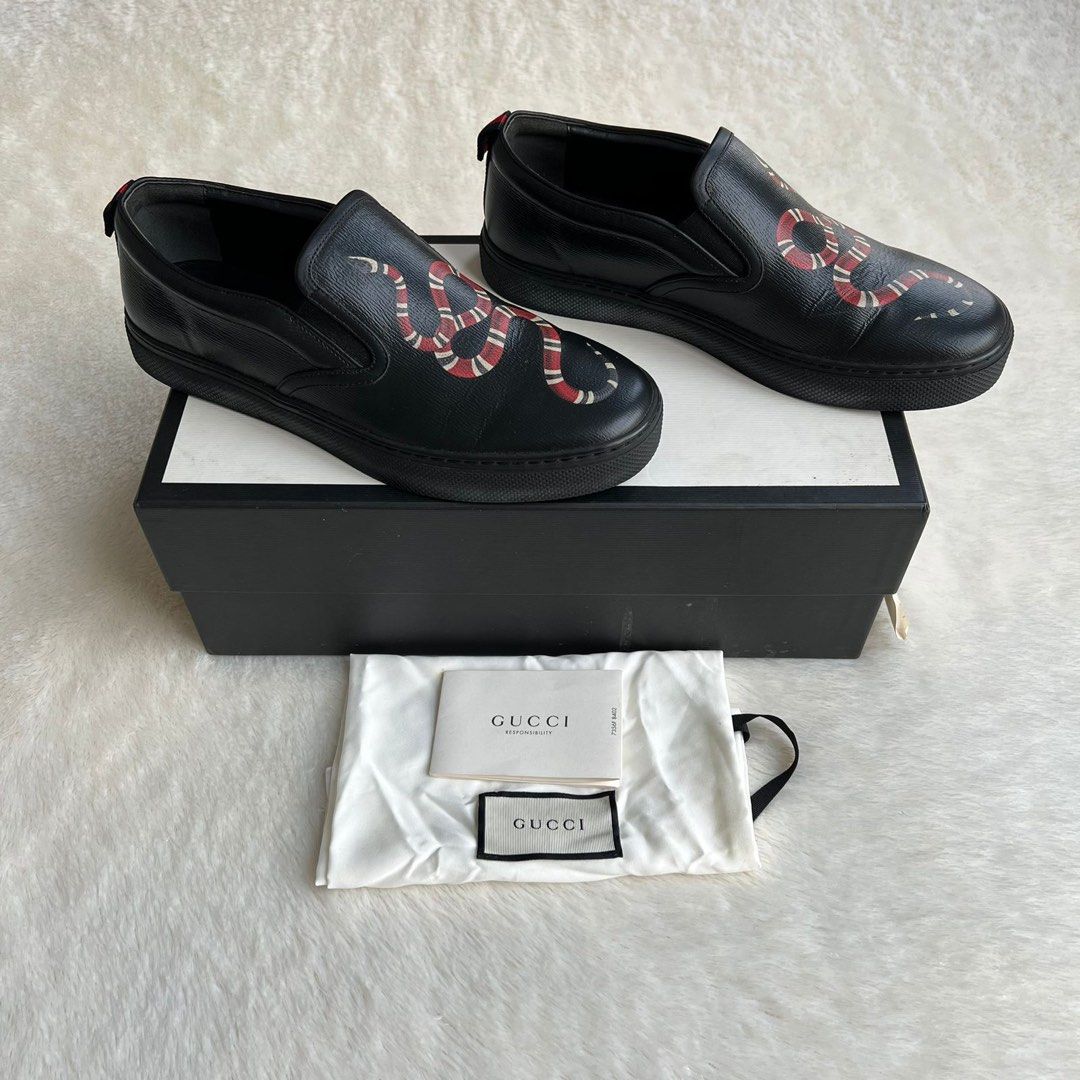 Gucci snake slip on online