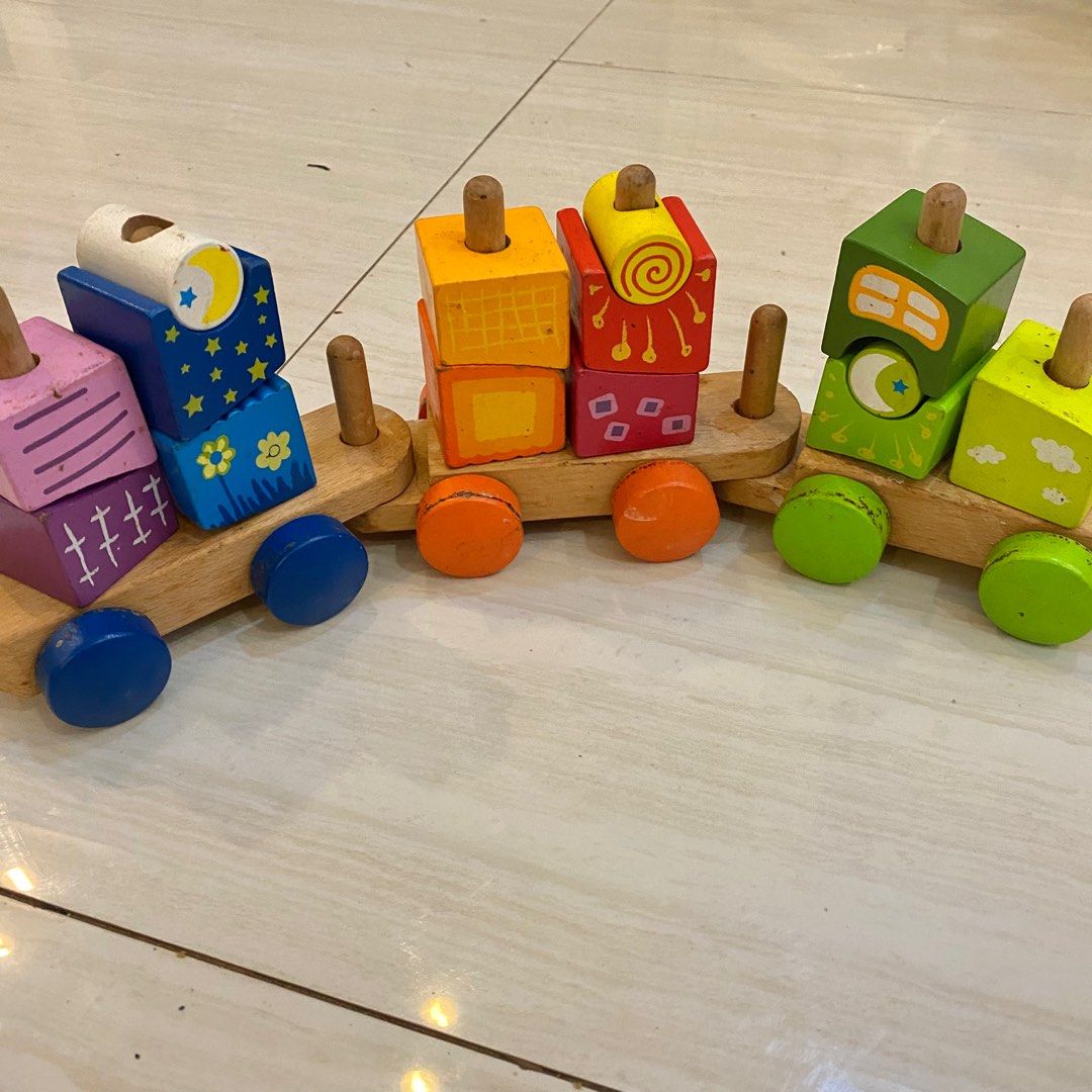 Hape blocks train (Category: Educational & Learning Toys) located in Quezon City. Submitted by martinafernandez (Listing ID 1316337710, Image 2). Description: .