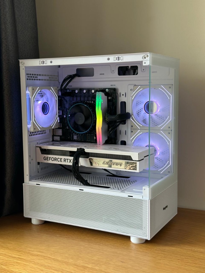 Intel i5-12400F RTX4060 Full White Custom PC August Ready Stock Promo ...
