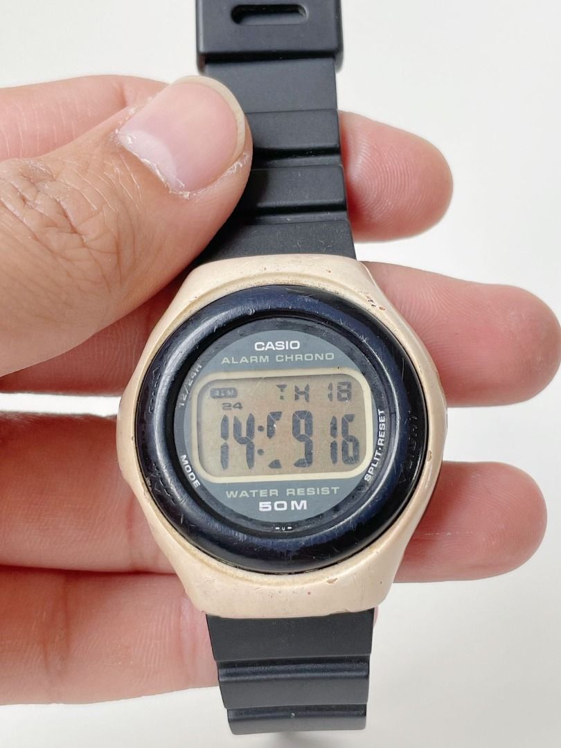 Jam Tangan Digital Casio W 57 Retro Vintage Authentic Original