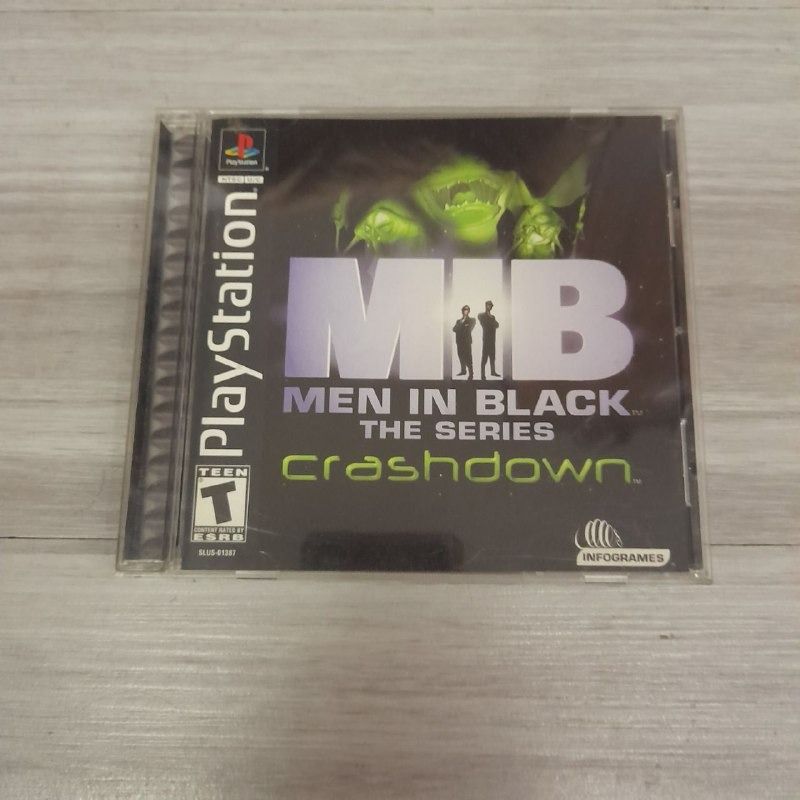 Jeu PS1 Men In Black: The Series – Crashdown – Sony PlayStation 1 – Testé Fonctionnel