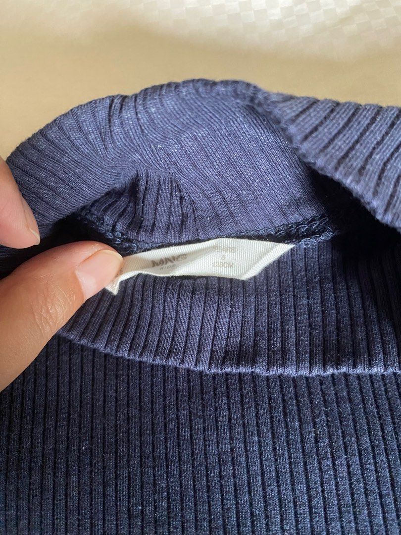 MNG Girls Long Sleeve (Category: Babies & Kids Fashion) located in Paranaque City. Submitted by yard_army (Listing ID 1316343199, Image 2). Description: Original MNG Kids Mock neck Long Sleeve Size 8 years Dark blue No stains, no damage.