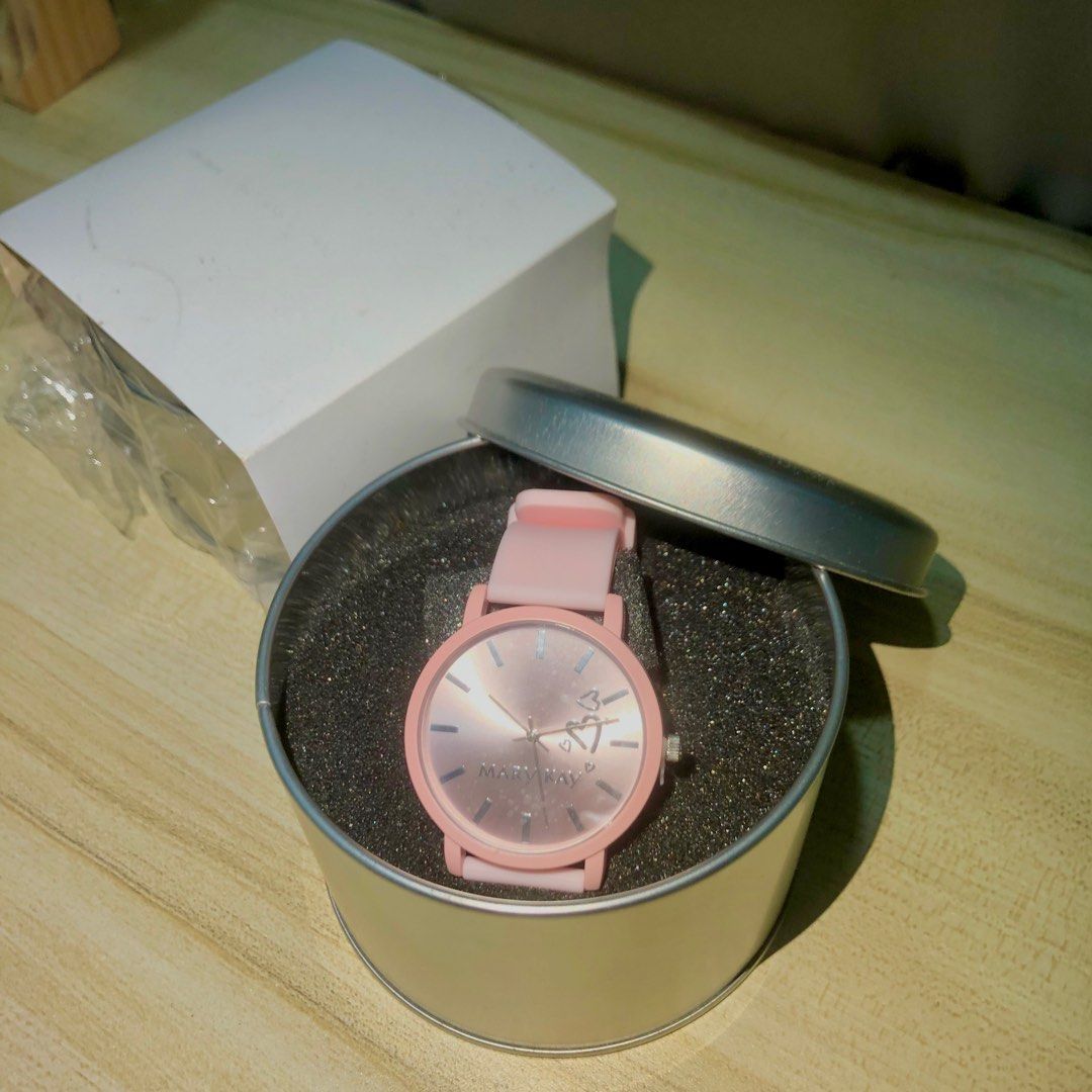 NEW Mary Kay Watch Pink Silicone Women s Fashion Watches Accessories Watches on Carousell