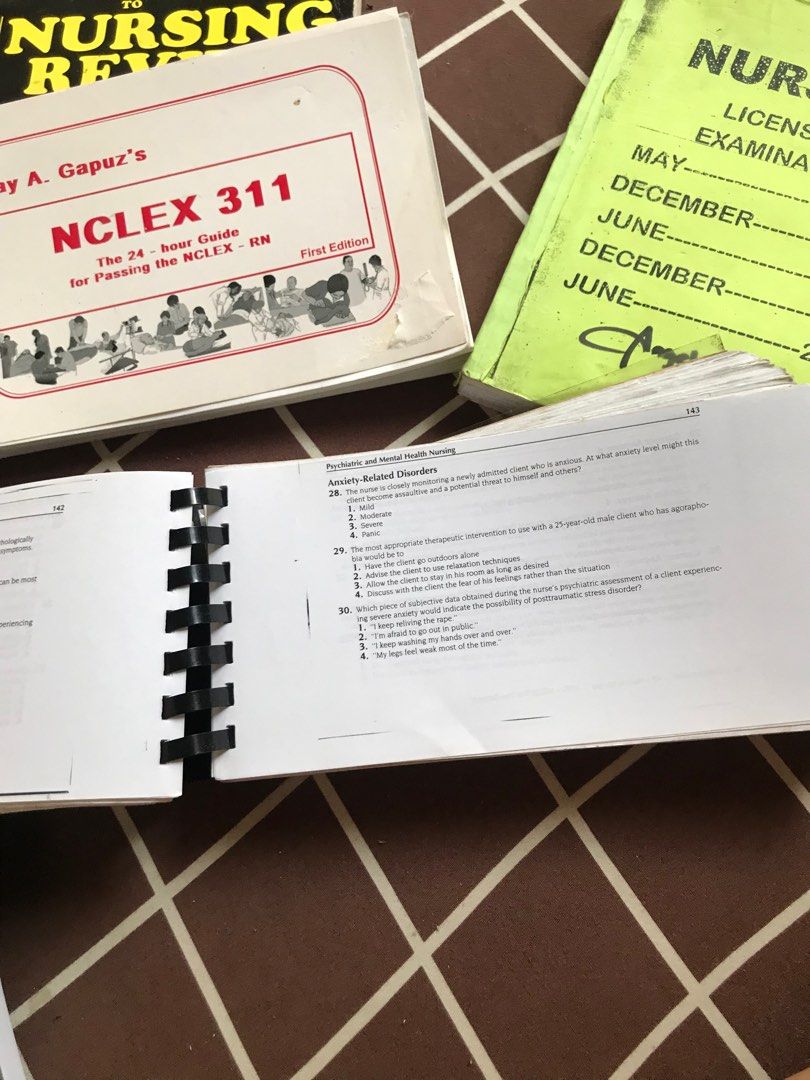 Nursing Reviewers PNLE (Category: Textbooks) located in Cebu City. Submitted by hopieee_closettt (Listing ID 1316282194, Image 2). Description: TAKE ALL FOR 400! Very helpful books for PNLE takers!! Simple but high yield contents!! 💯 Old but gold review books from Mosby’s, Gapuz, Ultimate Learning guide old version, and NLE compilation and more .