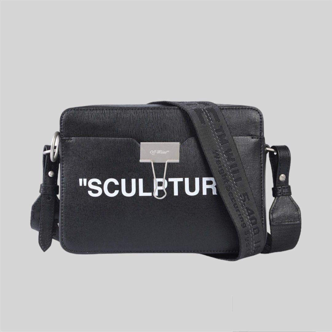 Off white sculpture camera bag hot sale