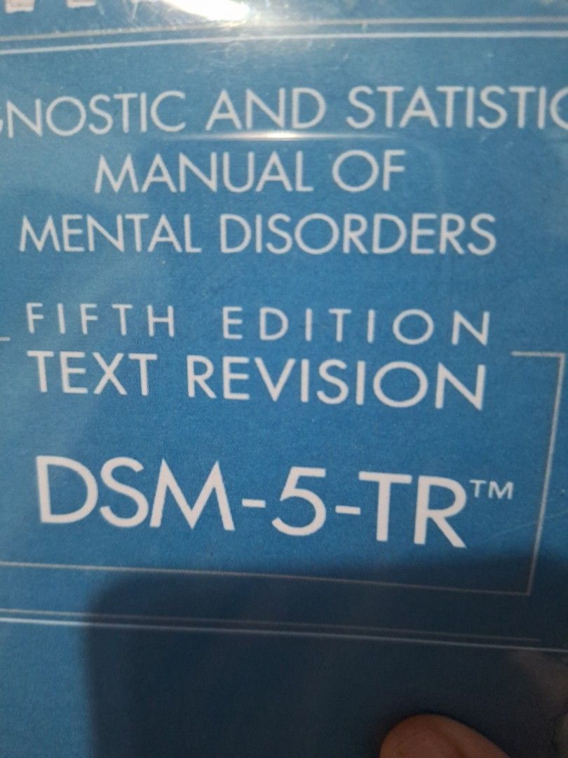 PDF FILE ONLY [DSM V TR] and [DSM V] (Category: Textbooks) located in Taguig. Submitted by kianamarior (Listing ID 1316439687, Image 1). Description: PDF File of DSM V TR for sale.