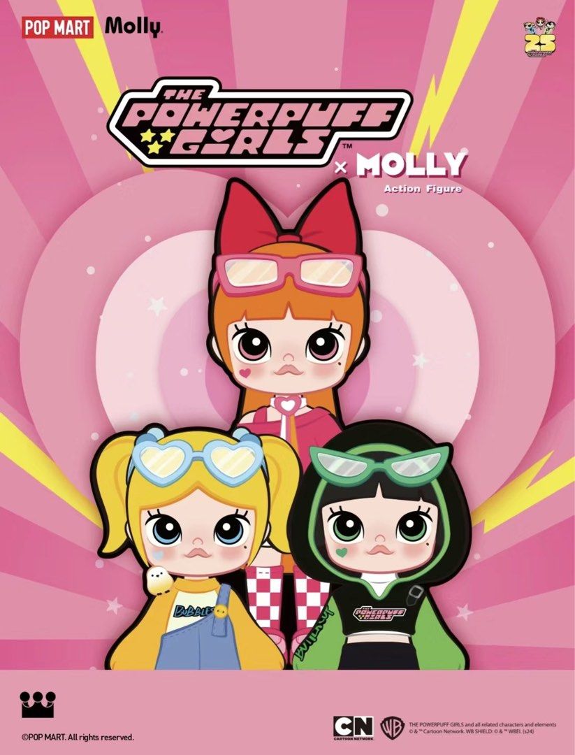 POPMART MOLLY X Powerpuff Girls
