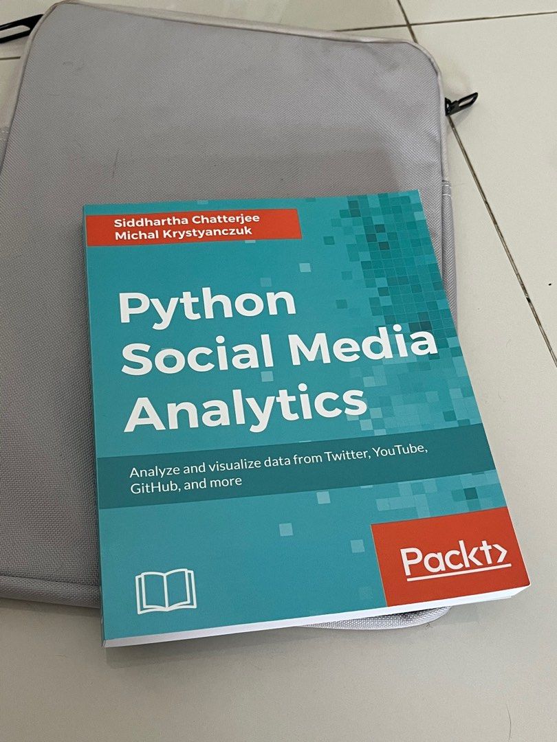 python social media analytics textbook (Category: Textbooks) located in Singapore. Submitted by dnwlgns (Listing ID 1316363281, Image 1). Description: never used can offer nego for fast deal .