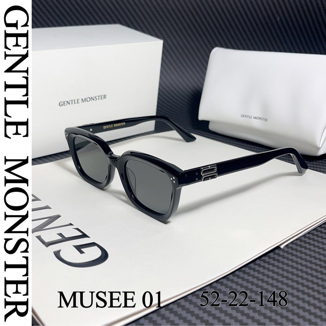Ready Stock) Musee 01 | Gentle Monster Sunglasses (Unisex) | Black