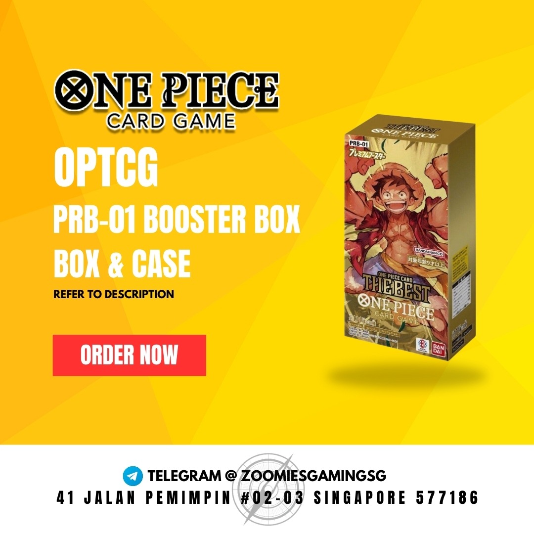Ready stock]One Piece TCG PRB-01 Premium Booster Box Case, Hobbies & Toys,  Toys & Games on Carousell