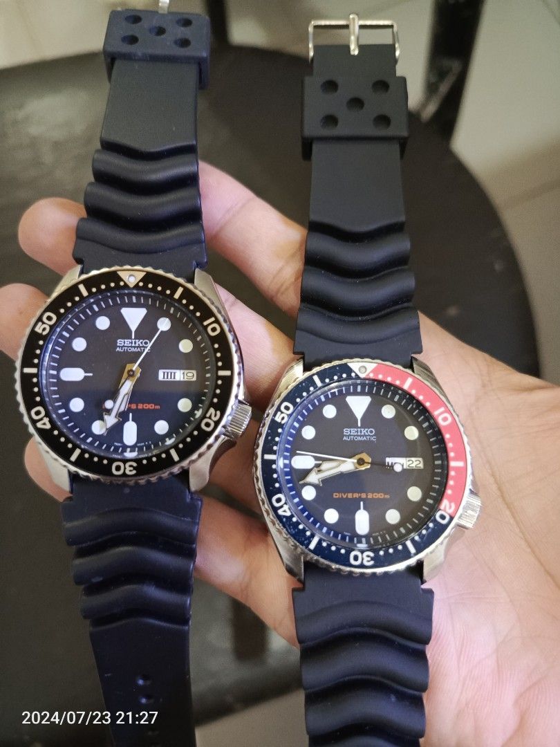 Seiko skx 007 dan 009 original, Barang Mewah, Jam Tangan di Carousell