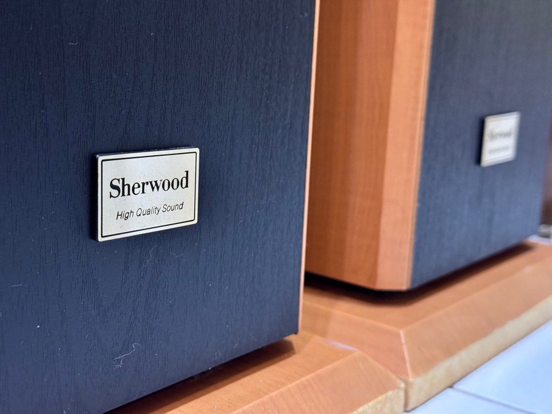 Sheerwood Floorstanding Speakers (Category: Soundbars, Speakers & Amplifiers) located in Talisay. Submitted by kim_rey (Listing ID 1316291569, Image 2). Description: Model: STF-380 Rated: 80W Maximum: 150W Impedance: 6 ohms.