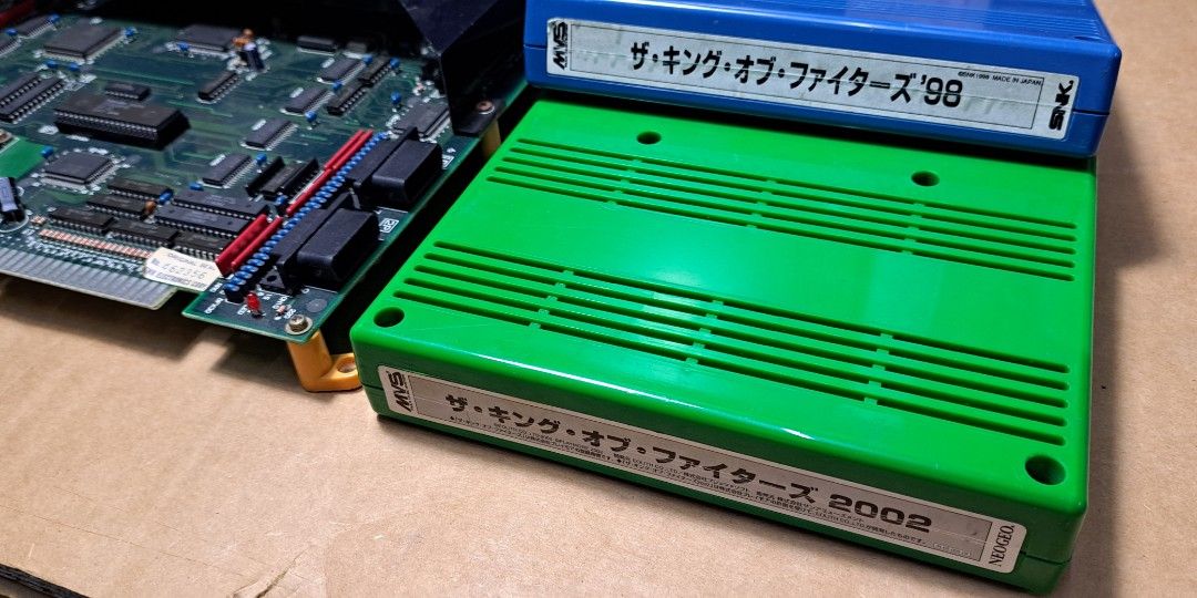 SNK NEOGEO ネオジオMVS マザーボード機板咗+ 拳王02 & 拳王98