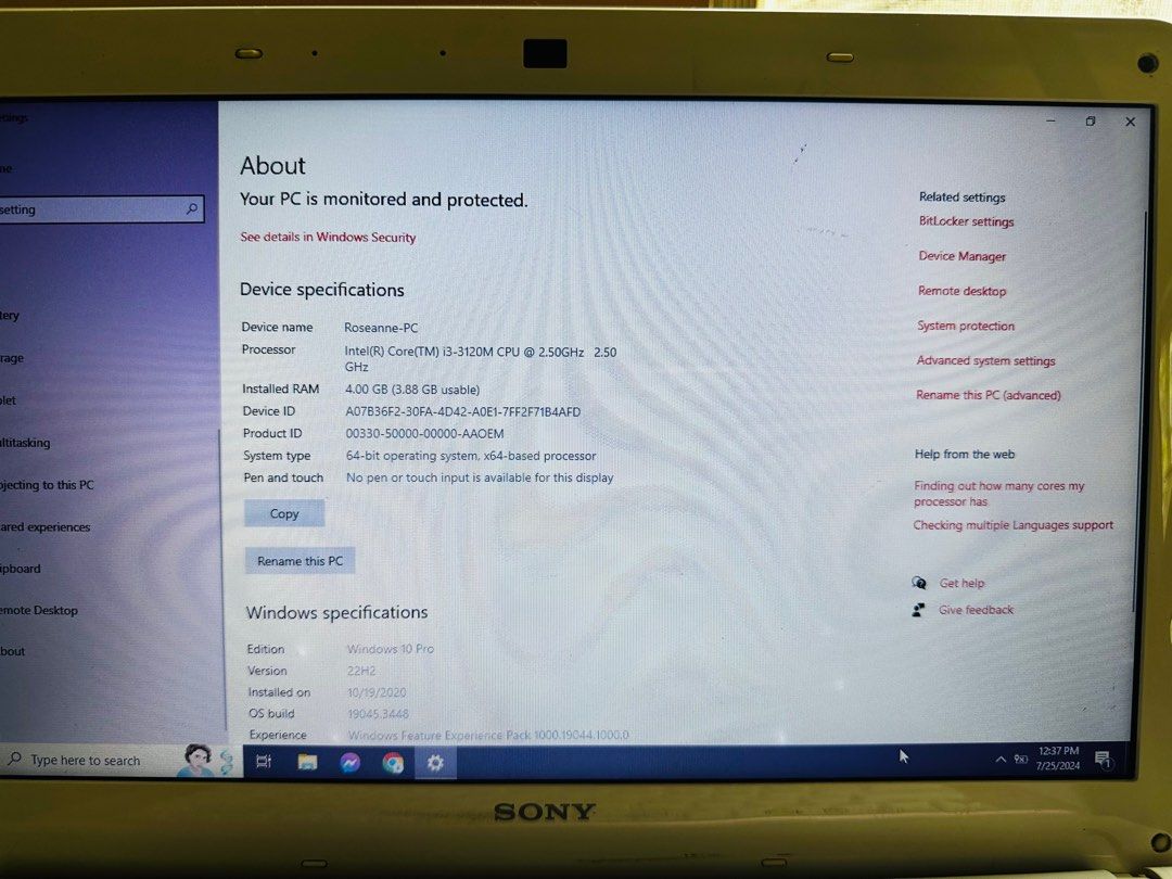 Sony Vaio E series Pink I3 Windows 10 (Category: Laptops & Notebooks) located in Calamba. Submitted by glamourosewears (Listing ID 1316302660, Image 2). Description: Everything posted. Actual picture posted honest issue: needs plugged to use keyboard for arrow up and down missing but can still be pressed other than that no issue. bagong reformat din. No haggling. SONY is Sony. quality. .