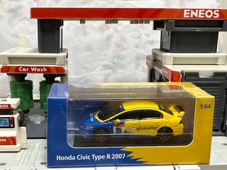 Modèle Réduit Honda Civic FD2R - Échelle 1:64 - Marque DCT - Couleur ADVAN - Neuf