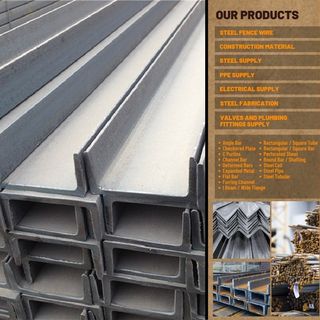C Channel 100x50 / Channel Bar / Steel Channel Bar, Commercial ...