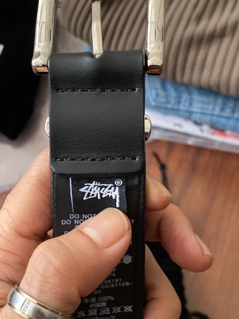 STUSSY METAL S TIP BELT, Men's Fashion, Watches & Accessories