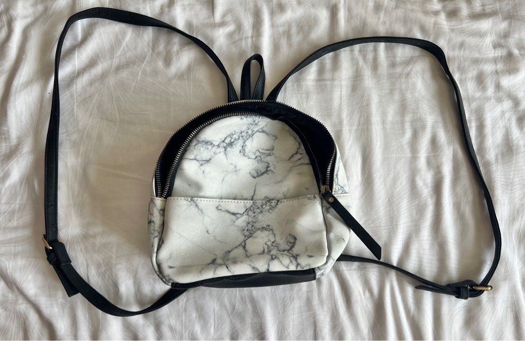 Marble mini backpack shop