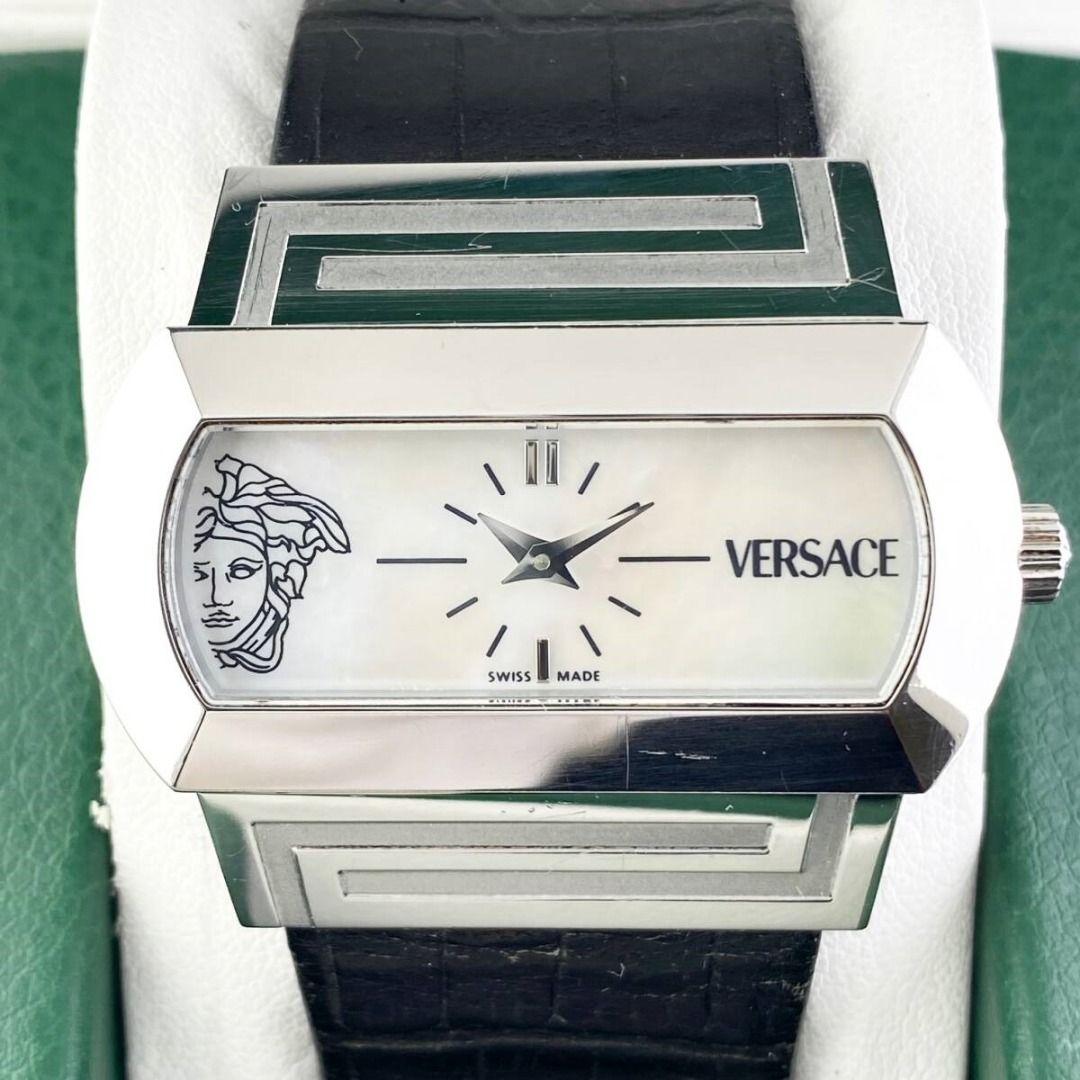 Versace PSQ99 Hippodrome Mother of Pearl Dial Quartz Watch OH Luxury Watches on Carousell