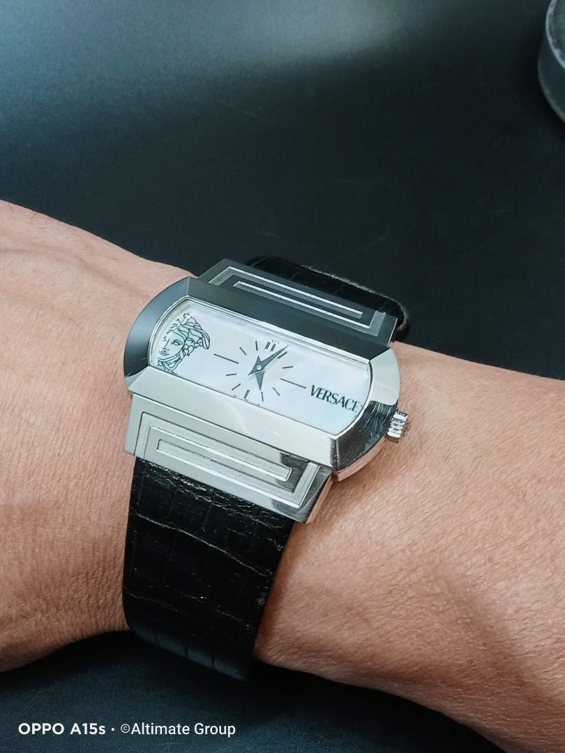 Versace mother of pearl watch discount