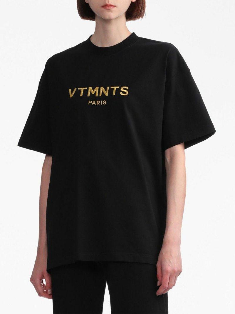 Vetements logo t shirt hot sale