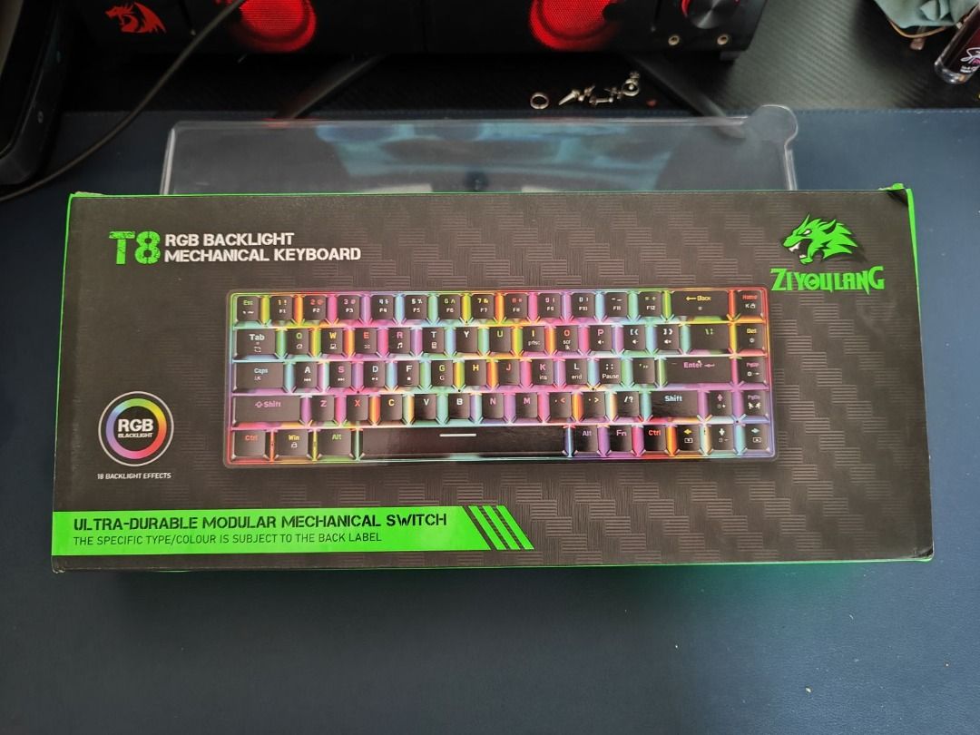 ZIYOU LANG RK - T8 RGB 68 Keys Mechanical Keyboard, Computers & Tech ...