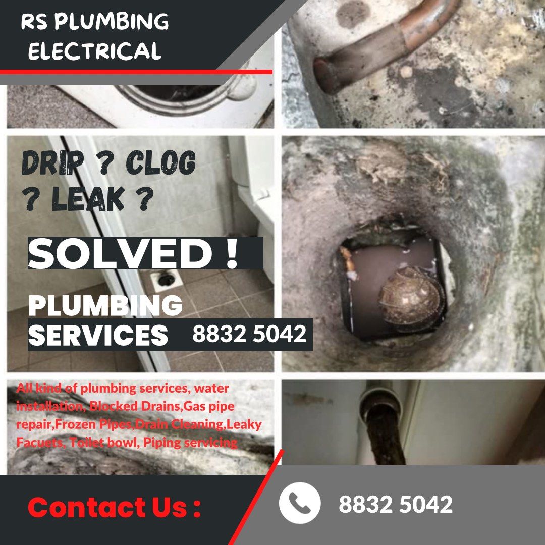 Cheap plumbing 24 hours plumber/Plumbing services/Leakage/ Choke/ Experienced plumber/plumbing (Category: Plumbing Services) located in Singapore. Submitted by rsplumbingandelectric (Listing ID 1275908387, Image 1). Description: * Toilet repiping. * house main line repipe and lecking spot repair. * Toilet spot repair. * plumbing any work. Msg or call us at 88325042.
