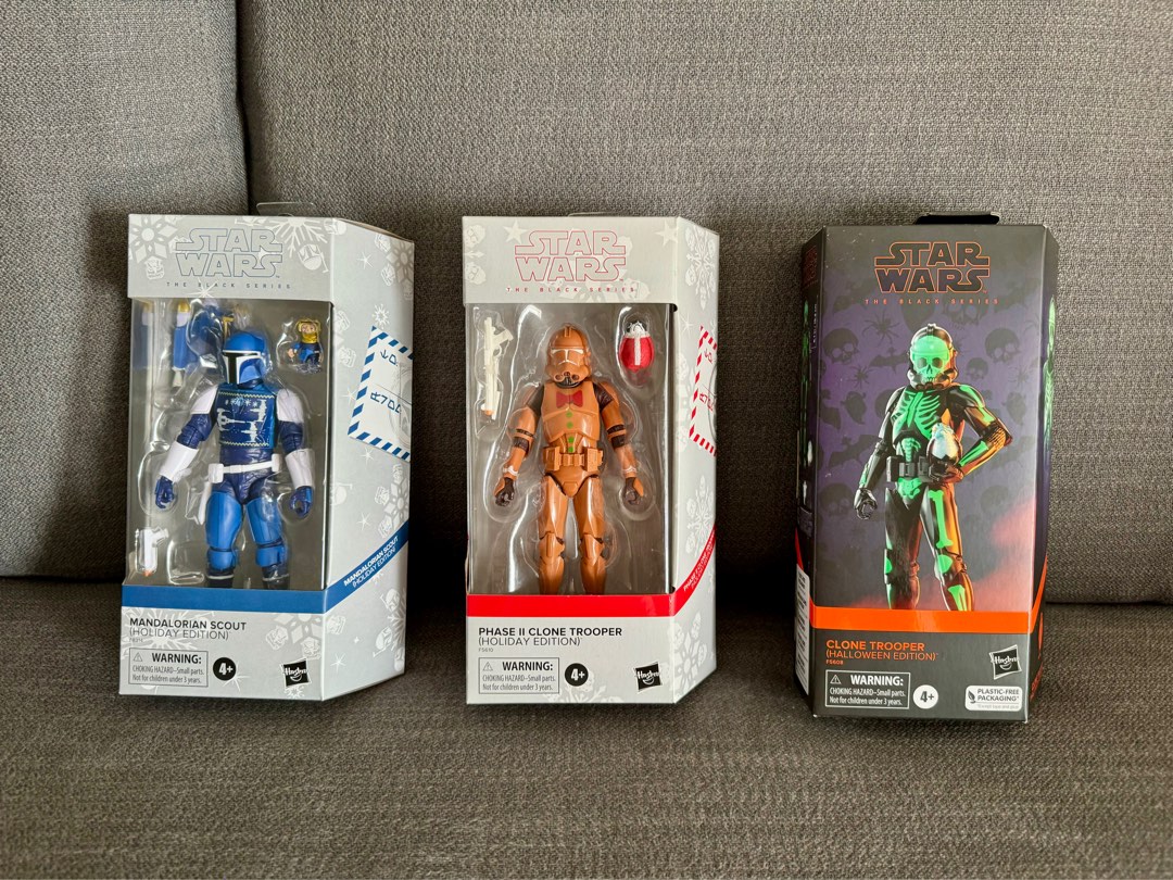 Hasbro Star Wars Black Series Holiday Edition Phase II Clone Trooper ...
