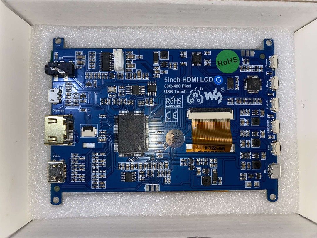 5 inch Raspberry Pi Touch Screen Display (Category: Monitor Screens) located in Manila. Submitted by reym9929646461 (Listing ID 1316490628, Image 2). Description: Bought from Makerlab Manila with Receipt Original Price: 2600 Selling Price: 2300 It should be for thesis purpose but never been used.