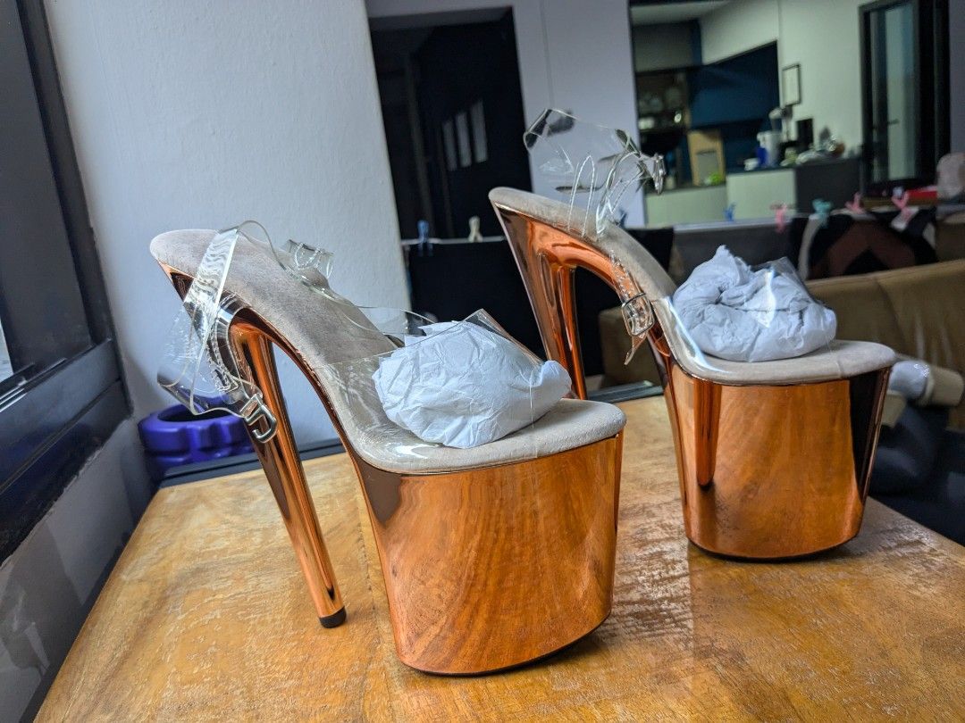 8 inch platform heels for dancing Women s Fashion Footwear Heels on Carousell