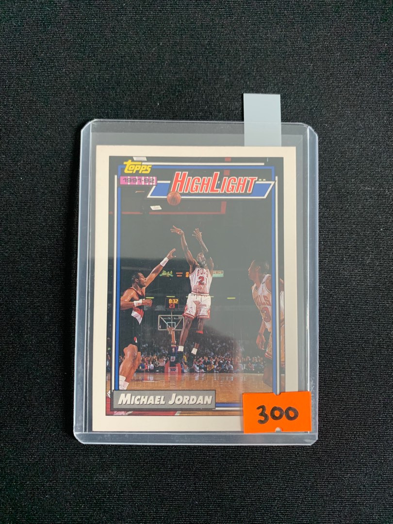 91 92 Topps Michael Jordan Highlight 3 Hobbies Toys Toys Games on Carousell