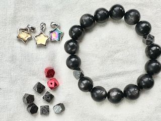 天鐵粒 天鐵手串 天鐵 天鐵星星 招財 保平安 加強水晶能量 升職 調整磁場 金運石64193275057921110