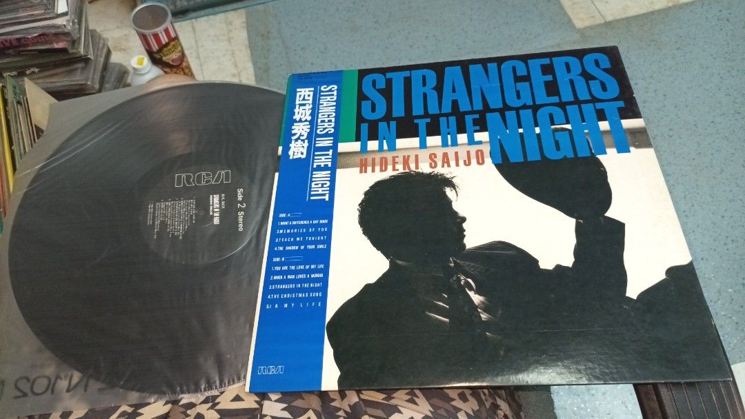 西城秀樹LP STRANGERSINTHENIGHT