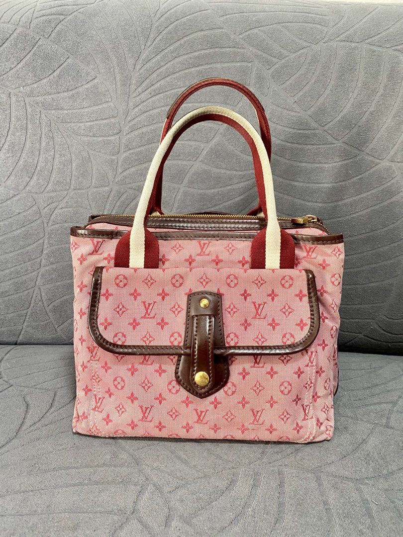 LV pink mini Lin classic monogram top handle tote bag Luxury Bags Wallets on Carousell