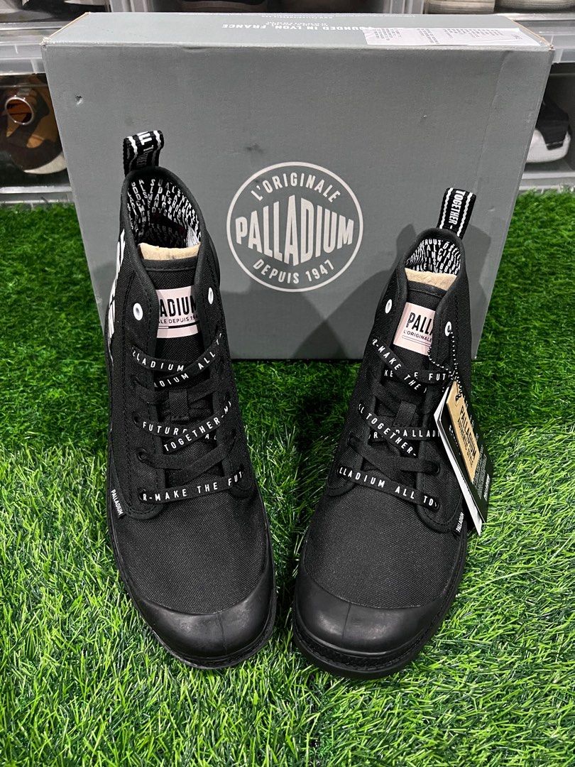 Original Palladium Boots Canvas Unisex Men s Fashion Footwear Boots on Carousell