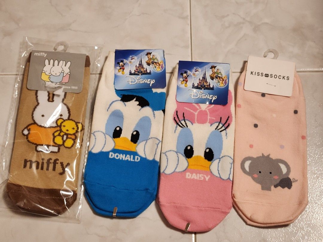 Assorted socks (Category: Socks) located in Singapore. Submitted by petalsales (Listing ID 1316473970, Image 1). Description: $5 each.