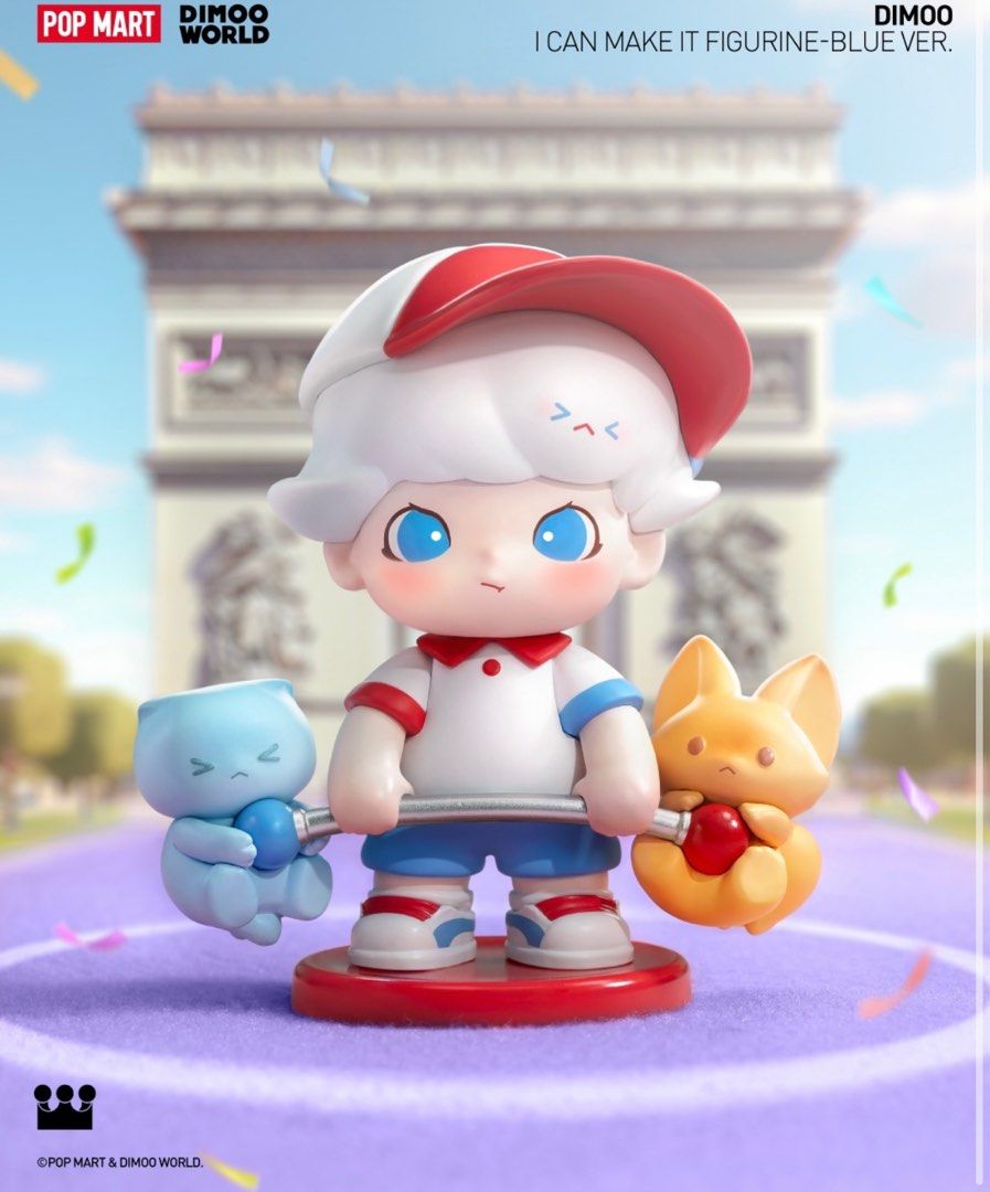 その他 POPMART DIMOO I Can Make It Pink Ver. DIMOO I Can Make It Figure-Red Ver. - POP MART (Hong Kong
