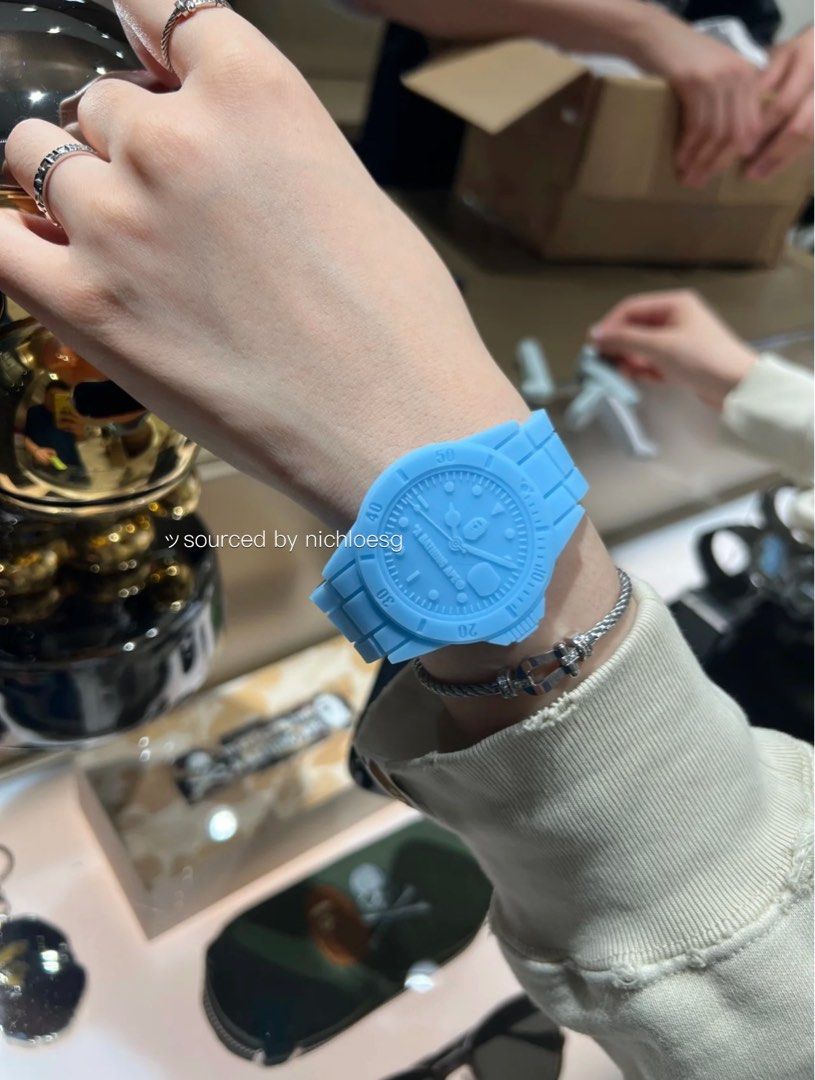 BAPE BAPEX SILICON BRACELET, Women