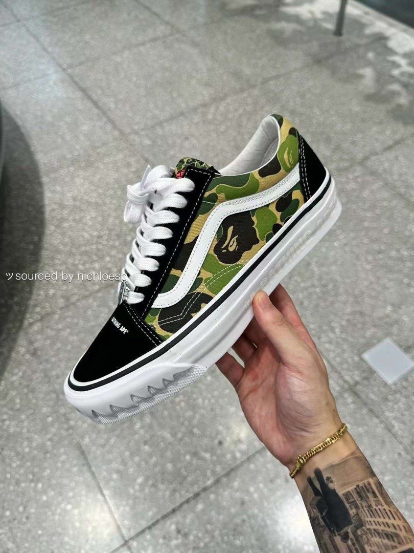 Bape vans purple best sale