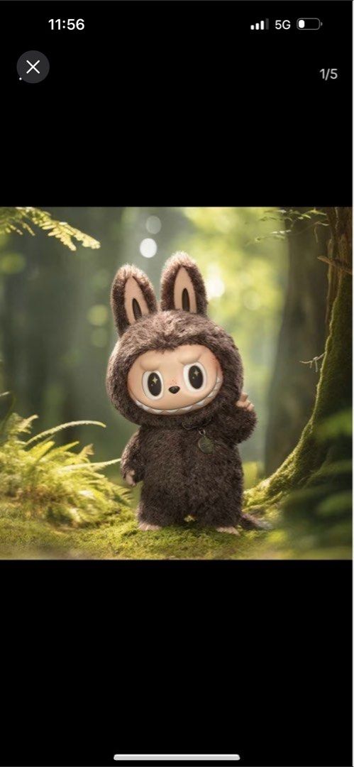moongoo WOOT BEAR | Momonga from the Chiikawa Mochomochi Plush Keychain