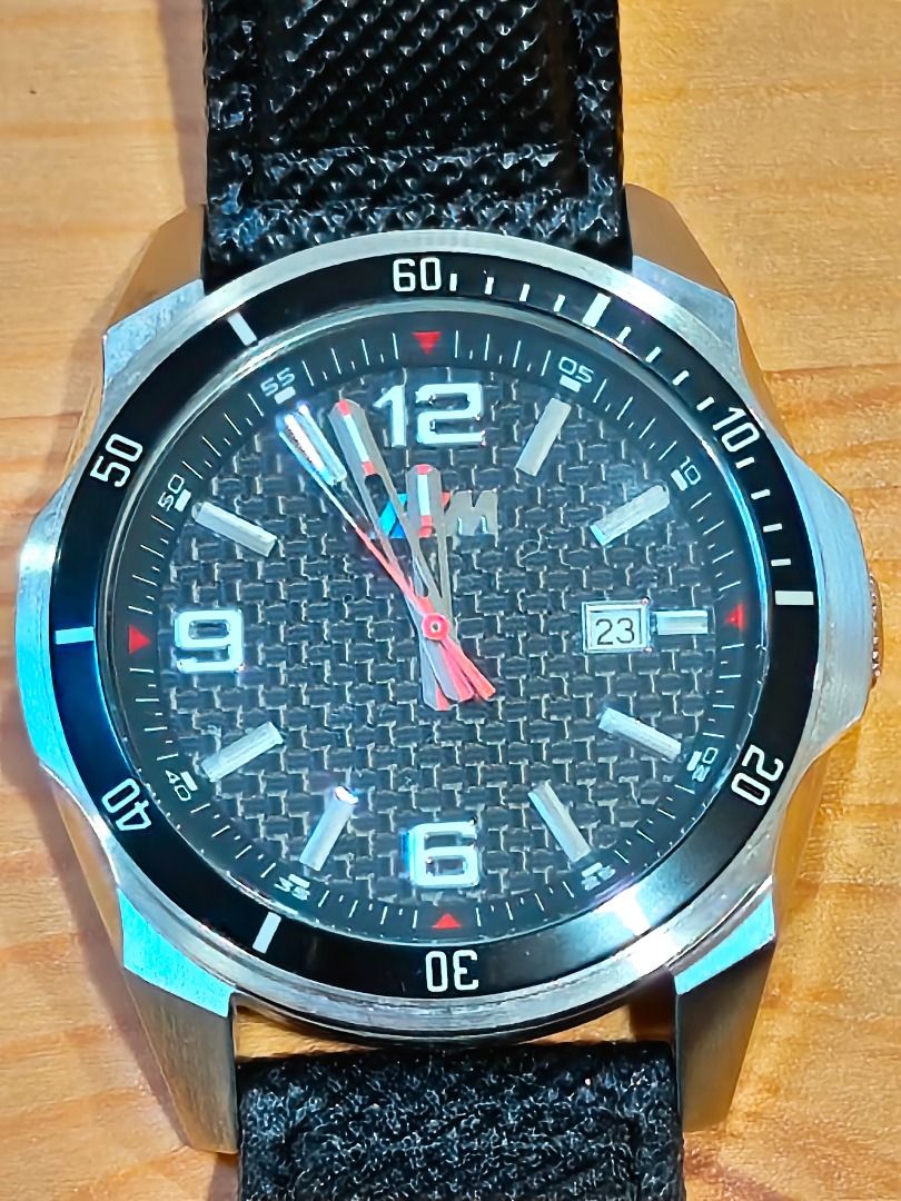 M sport carbon fiber watch hot sale